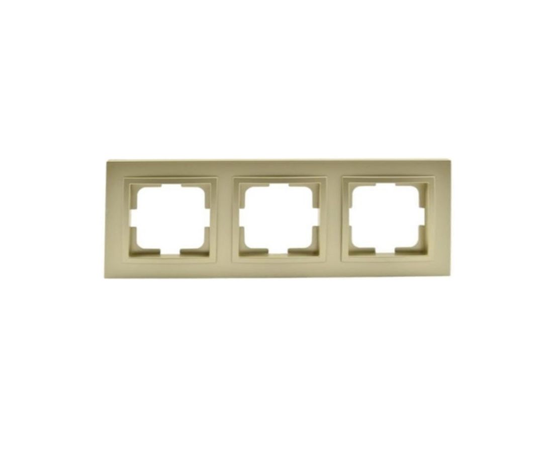 ჩარჩო სამიანი DESPINA Bronze - 102-230000-162 — როზეტები და ჩამრთველები